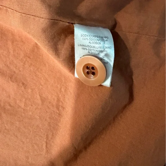 RVCA Women's Orange Military like Jacket. Pre-Loved. - Picture 10 of 10